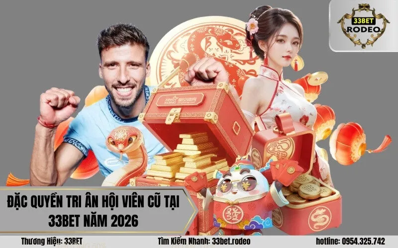 Đặc quyền tri ân hội viên cũ tại 33Bet năm 2026